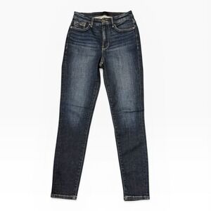 Buckle Black Fit No. 35 Ankle Skinny Jeans Dark‎ Wash Distressed Stretch 26x29